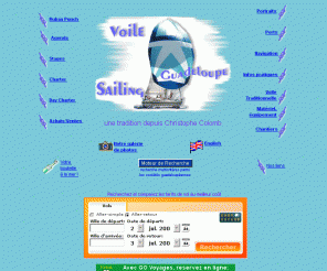 voile-en-guadeloupe.com: La Voile en Guadeloupe
Plateforme d'information-agenda,courses,charter,achats/ventes,ecoles,regates,navigation,marinas...