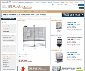 birdcageetc.com: Bird Cages : Small and Large Bird Cage for Sale at BirdCages.com
Shop our huge selection of quality bird cages for sale and save! Buy online now with fast shipping on a small, medium, or large bird cage at BirdCages.com, a Hayneedle store.