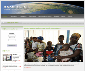 rame-int.org: RAME-Burkina
RAME-Burkina - Réseau Accès aux Médicaments Essentiels