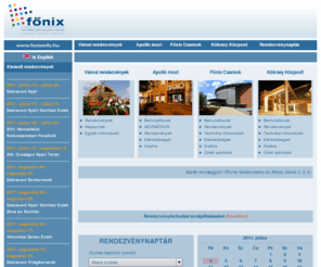 fonixinfo.hu: Főnix Rendezvényszervező Nonprofit Kft.
