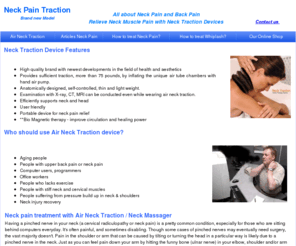 neckpainreliefnow.com: Neck Traction | Cervical Traction | Home Neck Pain Relief
neck traction,cervical traction is portable and can be used to relieve neck pain, back pain.