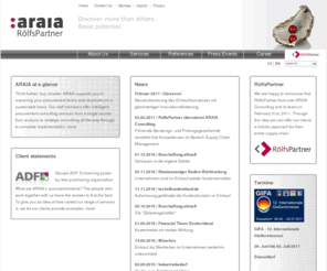 araia.com: :araia
ARAIA Supply Management Consultants
