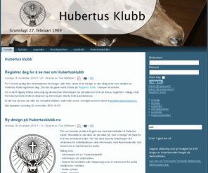 hubertusklubb.no: Hubertus klubb
Joomla! - dynamisk portalmotor og publiseringssystem