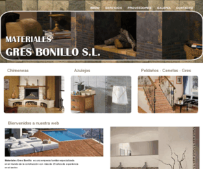 materialesgresbonillo.com: ..:: Materiales Gres Bonillo ..::
Ofrecemos todo tipo de materiales de construcción, gres, piso de imitación, piedra artificial, muebles de baño, chimeneas, etc...
