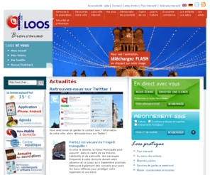 telephonie-loos.com: Site officiel de la ville de Loos
Bienvenue sur la site de la ville de Loos