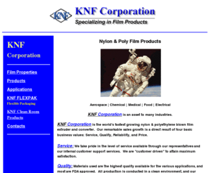 knfcorporation.com: KNF Corporation a flexible packaging manufacturer
Manufacturer of plastic films and packaging for foodservice, industrial and clean applications 