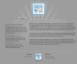 stateful.net: Stateful Labs
Mac OS X Research and Development