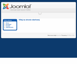 teleinstal.net: Witaj na stronie startowej
Joomla! - dynamiczny portal i system obsługi witryny internetowej