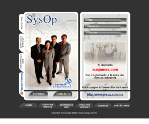 suajamex.com: SysOp
Proveedor de servicios tecnológicos vanguardistas