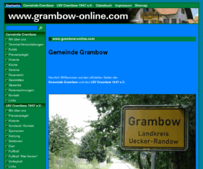 grambow-online.com: www.grambow-online.com
Gemeinde Grambow im Uecker-Randow-Kreis