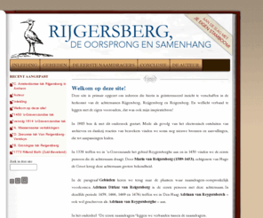 rijgersberg.net: Rijgersberg, de oorsprong en samenhang
Rijgersberg, de oorsprong en samenhang