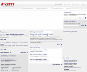 fam.com.pl: Domena.pl - PROFESJONALNY INTERNET domeny hosting
Domena.pl oferuje profesjonalne usługi hostingowe, rejestracje domen internetowych. W naszej ofercie znajdują się serwery dedykowane, vps, multifax oraz tworzenie stron www i pozycjonowanie serwisów internetowych.