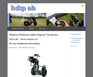 hdpab.com: Hallbert Design HD:P AB - Segway Eskilstuna
