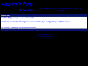 heavensfury.org: Heavens Fury DKP
