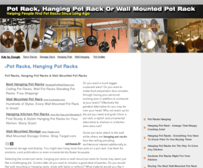 potrackshanging.com: Pot Racks Hanging - Pot Racks Hanging
Pot Racks Hanging