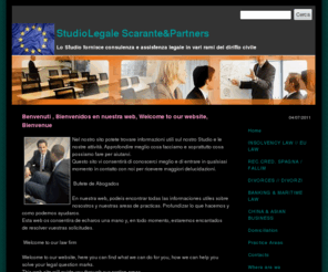 studiolegalescarante.com: StudioLegale Scarante&Partners
Lo Studio fornisce consulenza e assistenza legale in vari rami del diritto civile