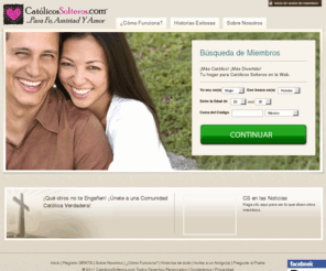 catolicossolteros.org: Catolicos Solteros
Catolicos Solteros en Linea soltero catolico citas casamentero, catolicos anuncios personales y catolico chat. Bienvenidos al sitio de Web original para  Catolicos Solteros para citas catolicas, anuncios personales catolicos, actividades catolicas casamenteras, eventos catolicos, y noticias catolicas!