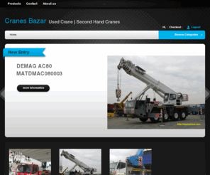 cranesbazar.com: Second Hand Cranes | Used Crane
Used cranes of all types. Request a free quote for your second hand crane.