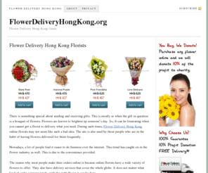 flowerdeliveryhongkong.org: Flower Delivery Hong Kong Advice
Flower Delivery Hong Kong (送花香港) Florist Donates 10% Profit To Charity! Order & Buy From Our Online Flower Shop 24/7 – Send Flowers Today.