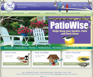 naturegardens.com: Wild Bird Store | Bird Seed | Bird Feeders | Franchise Opportunities | Wild Bird Centers ®
Wild Bird Centers is a franchise operation that sells wild bird food, bird seed, bird feeders, bird baths and much more.  Come learn about franchise opportunities.