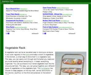 vegetablerack.com: Vegetable Rack
vegetable rack.