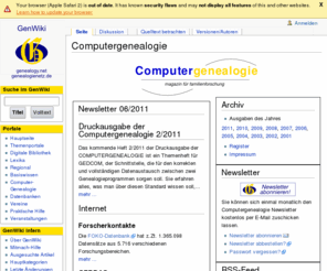 computergenealogie.de: Computergenealogie – GenWiki
