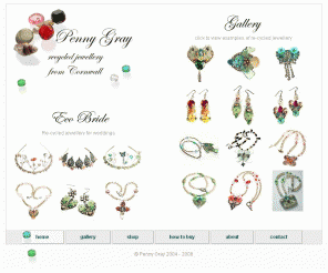 pennygray.co.uk: Recycled & Found jewellery by Penny Gray, Cornwall
