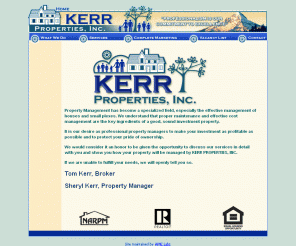 kerrpropertiesinc.com: KERR Properties, Inc. ---- Exclusively Management
