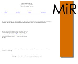 miraccounting.com: Mir Accounting Office Inc.
Accounting and Auditing Office.