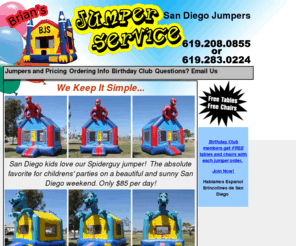 brianssandiegojumpers.com: Brian's San Diego Jumper Rentals
Jumpers and Pricing