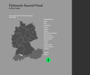 flohmarkt-click.de: Verzeichnis °|° Flohmarkt | kostenlose Kleinanzeigen
Finden sie hier den Flohmarkt / Trödelmarkt an Ihrem Ort. Regional suchen und findenKostenlos inserieren 