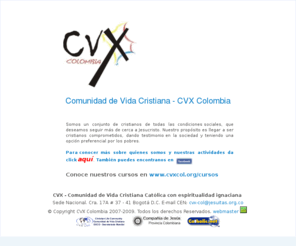 cvxcol.org: Comunidad de Vida Cristiana - CVX Colombia | En todo Amar y Servir
