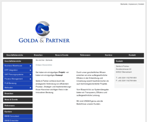 golda-partner.com: Golda & Partner
Golda & Partner ist seit 20 Jahren erfolgreich in der Entwicklung und Integration von Business Warehouse & Planungssystemen und in der systemübergreifenden Prozessintegration.