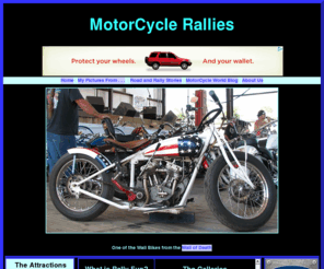 mc-rally.com: The Grand Entrance to the MotorCycle Rally Site.
Listing of motorcycle events and other things of interest to the riding community.