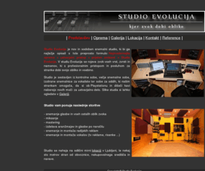 studioevolucija.com: Snemalni Studio Evolucija - Ljubljana
