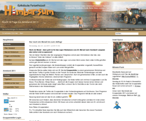 himbarsum.com: Willkommen auf himbarsum.com!
Internetseite der katholischen Ferienfreizeit Himbarsum. Ungefähr 90 Kinder und Jugendliche aus Hildesheim verbringen jedes Jahr zwei gemeinsame Wochen auf der Nordseeinsel Ameland.