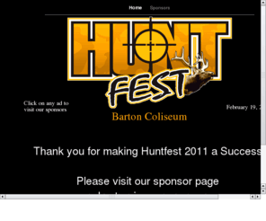 huntfest.net: Huntfest 2011
A fellowship for men and boys at Barton Coliseum in Little Rock, AR