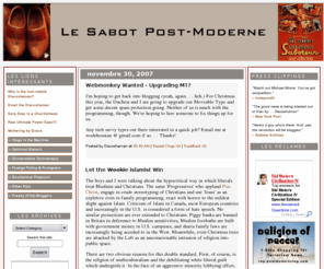 postmodernclog.com: Le Sabot Post-Moderne
