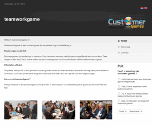 teamworkgame.nl: Interesse in de teamworkgame?
De teamworkgame,een instrument met een zakelijk doel en tegelijkertijd leuk om te doen