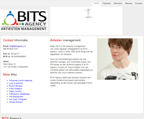 bitsagency.nl: Artiesten management bureau BITS Agency.
Joomla! - the dynamic portal engine and content management system