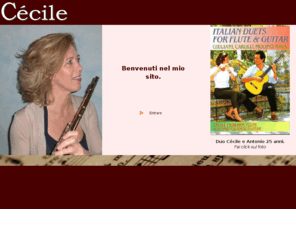 cecileprakken.com: Cécile Prakken, musicista e flautista, Como
Benvenuti nel sito di Cècile Prakken. Io, Cécile, tengo come flautista concerti di musica da camera, ogni settimana sono in Radio Ciao Como en regolarmente potete vedermi in televisione. 