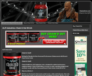 chaindout.com: ChaindOut.com - ALR Industries Chain'd Out BCAA - Amino Acids | ChaindOut.com
Chain’d Out® from ALR Industries sets a standard for optimal performance supplementation. Chain’d Out® Branch Chain Amino Acids, buy ALRI Chain'd Out today.