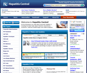 hepatitis-central.org: Hepatitis Central - Living with Hepatitis C, Hepatitis C Awareness, Hep C, HCV
Hepatitis C: All the information you need about Living With Hepatitis C, including the latest news about infection, transmission, symptoms, treatment breakthroughs and medical progress.