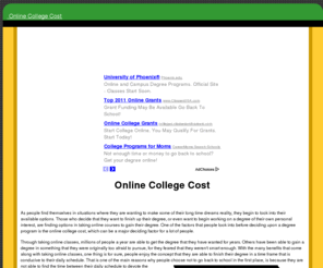 onlinecollegecost.com: Online College Cost: Researching online college cost
Researching online college cost helps is an important concept to know.