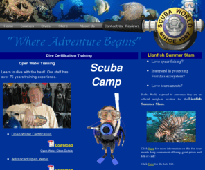 scubaworld.net: Scuba World Main
Scuba World Orlando Homepage, the home of the best quality Scuba Diving training in Florida.