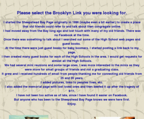 brooklyncigars.com: Brooklyn Index Page -
You have reached the Sheepshead Bay and Brooklyn page. Choose Brooklyn Schools, Brooklyn Memories, Brooklyn Links, or Brooklyn Cigar.