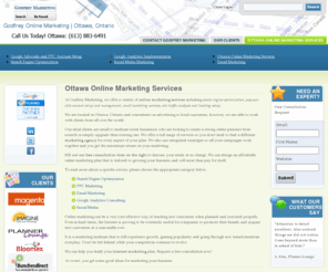 godfreymarketing.ca: Ottawa Online Marketing Services | Godfrey Online Marketing | Ottawa, Ontario
Ottawa online marketing consultant specializing in small to medium sized business. Start your online presence or take it to the next level!