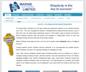 marine-software.co.uk: Ship Management Software for Vessels, Fleets and Office
Easy to use Software Solutions, Type Approved Planned Maintenance CMMS GENPMS, Stock Control, Purchasing, Drydock, ISM Document systems Vessel & Office