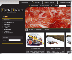 corteiberica.net: Venta online de jamones, paletas y embutidos - Tienda
Tienda online, venta de jamones, paletas, lomos, salchichones y chorizos ibericos en badajoz, sevilla, madrid, barcelona, valencia, zaragoza. CEstas de navidad y lotes promocionales.