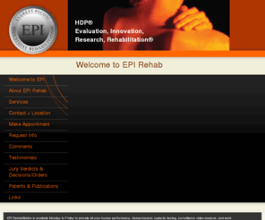 epirehab.com: Welcome to EPI Rehab - Everett Pacific Industrial Rehabilitation
Everett Pacific Industrial Rehabilitation (EPI Rehab) is the leader in hard data and objective capacity evaluation.
